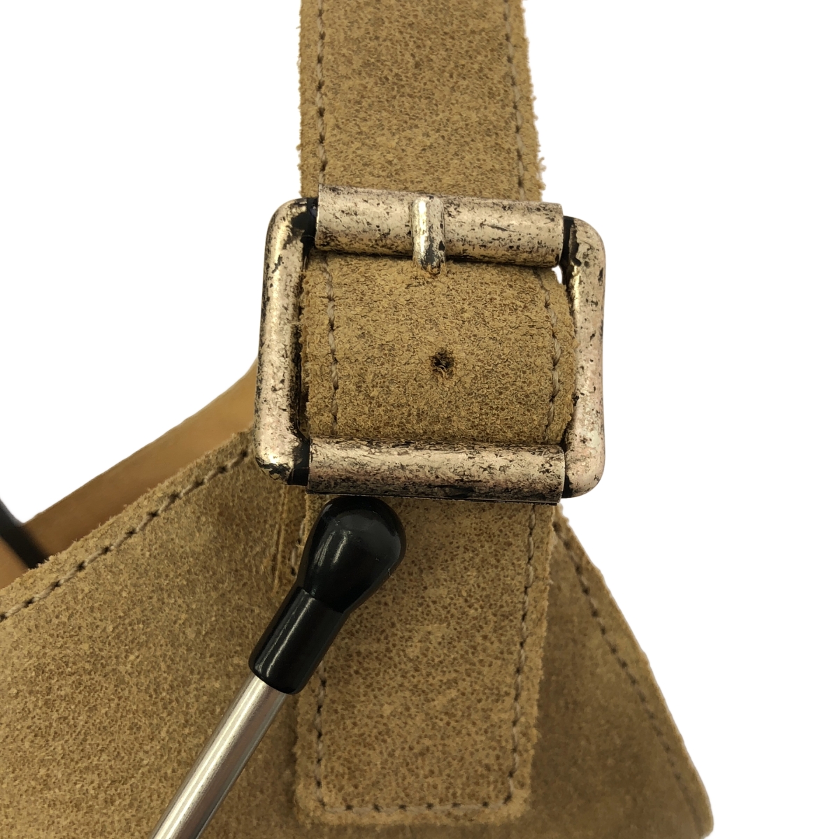 MM6 Maison Martin Margiela / エムエムシックスメゾンマルタンマルジェラ レザー ラウンドトゥ ストラップ サンダル