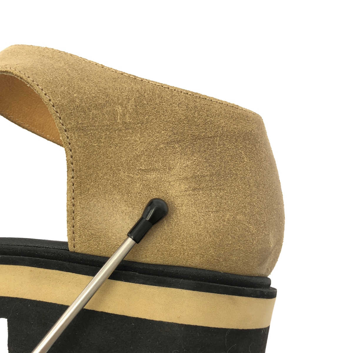 MM6 Maison Martin Margiela / エムエムシックスメゾンマルタンマルジェラ レザー ラウンドトゥ ストラップ サンダル