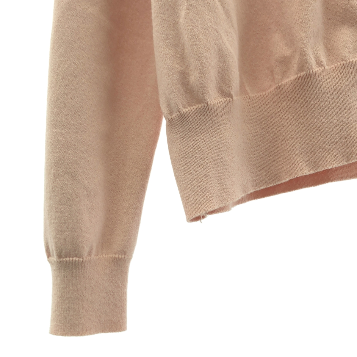 SEVEN TEN by MIHO KAWAHITO / セブンテンバイミホカワヒト ワンポイント 刺しゅう クルーネック カーディガン