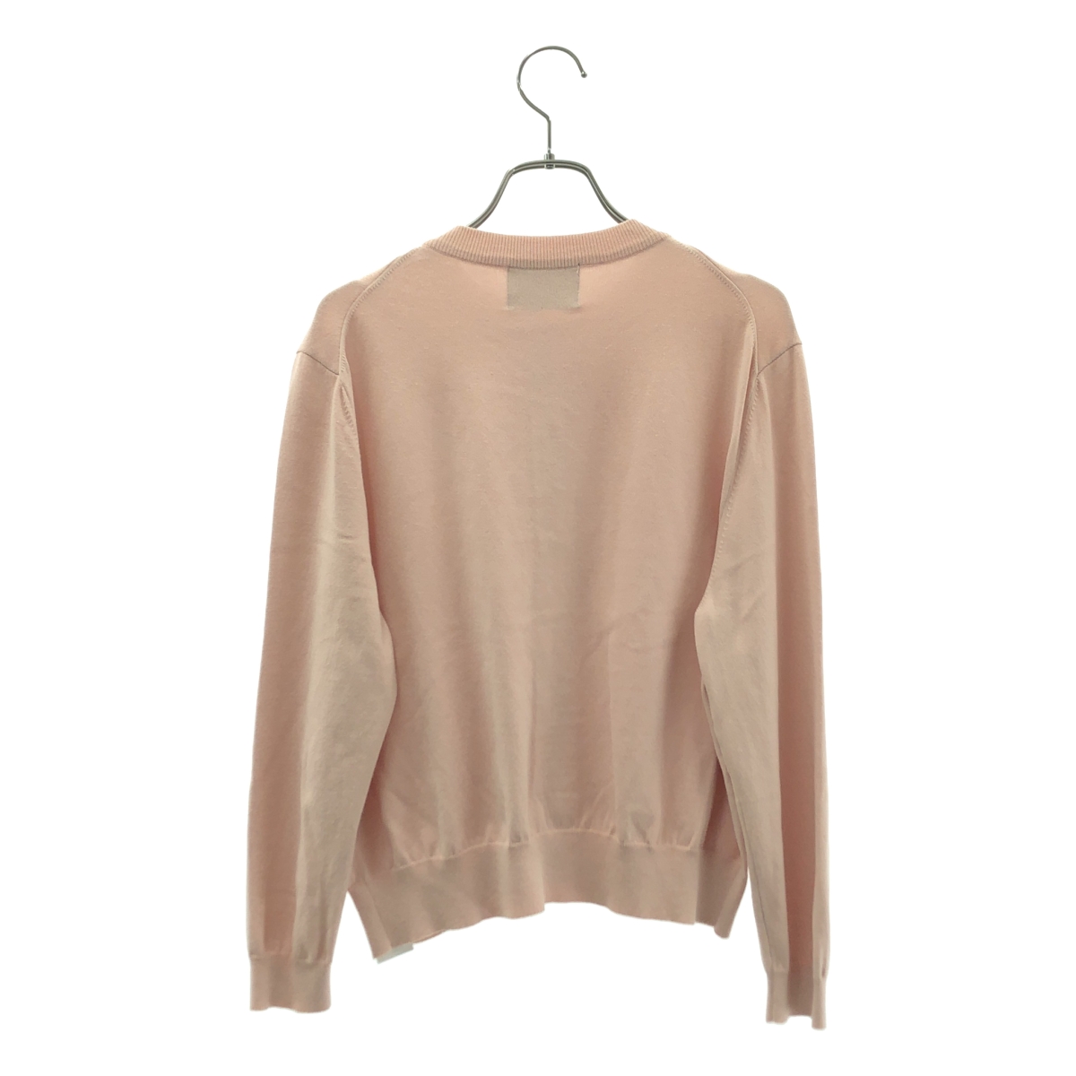 SEVEN TEN by MIHO KAWAHITO / セブンテンバイミホカワヒト ワンポイント 刺しゅう クルーネック カーディガン