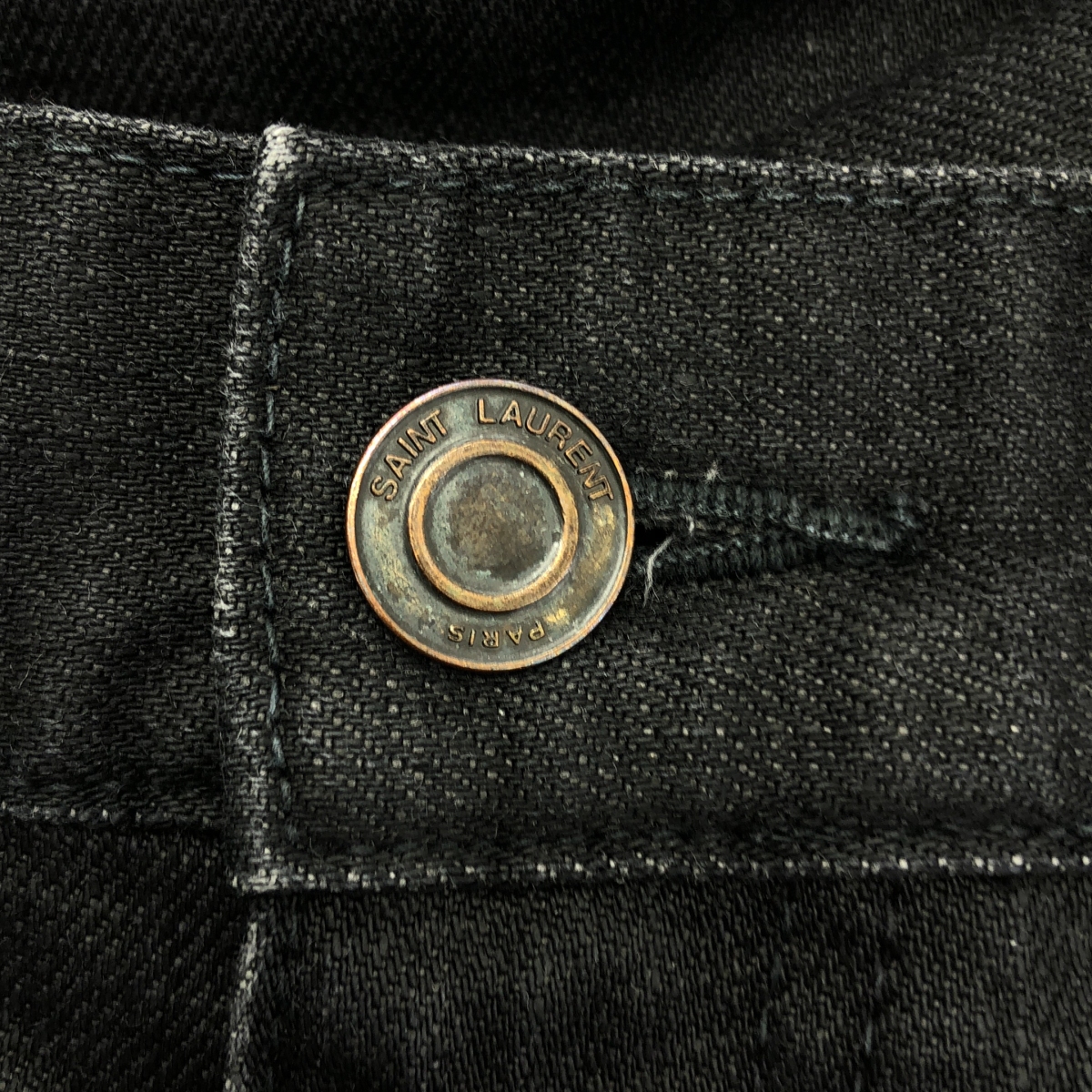 SAINT LAURENT PARIS / サンローランパリ D02M/SK-LW / ブラックデニム スキニーパンツ