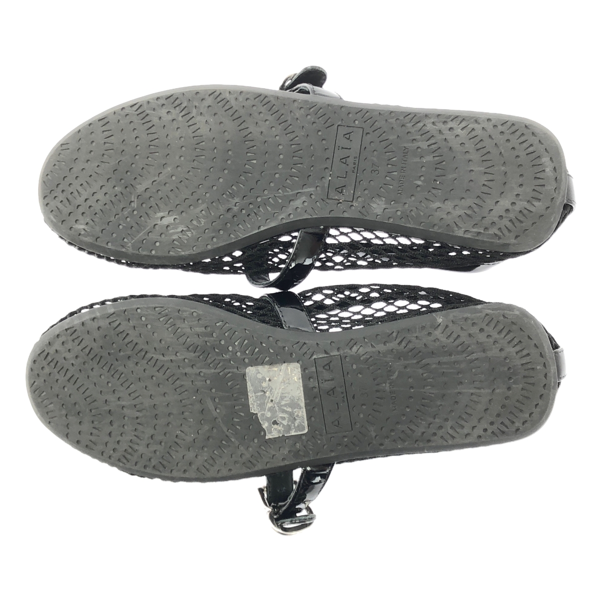 ALAIA / アライア フィッシュネット バレリーナ フラット パンプス