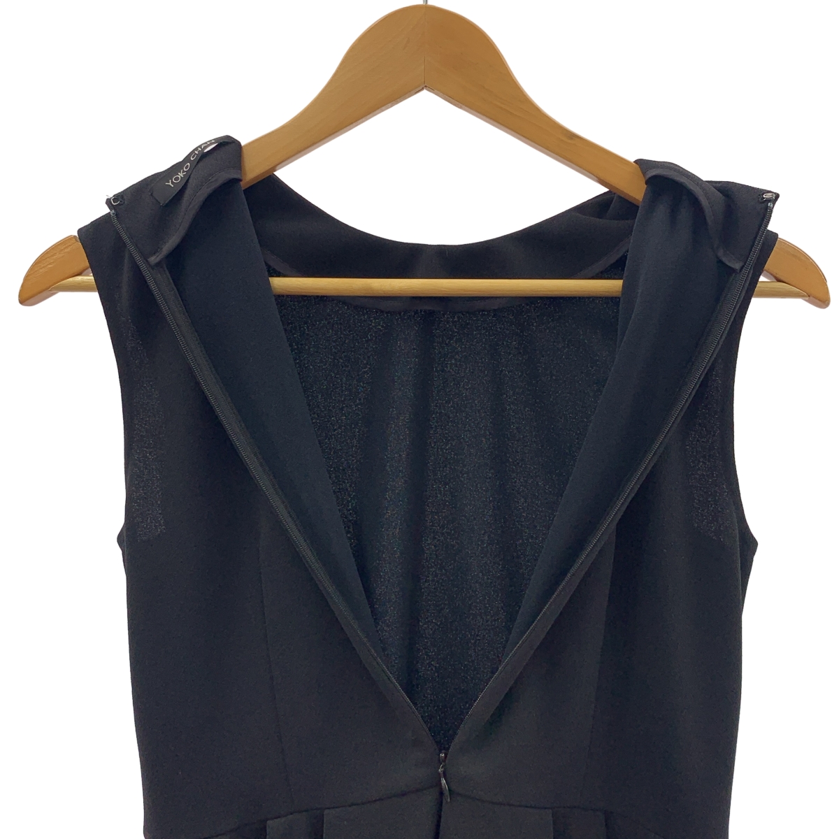 YOKO CHAN / ヨーコチャン バックジップ ノースリーブ ドレス ワンピース