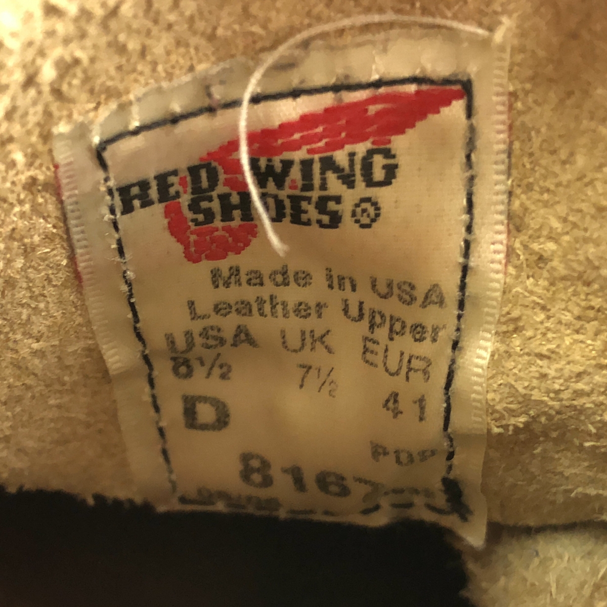 RED WING / レッドウィング アイリッシュセッター 6インチ ブーツ プレーントゥ タンラフアウト スエード