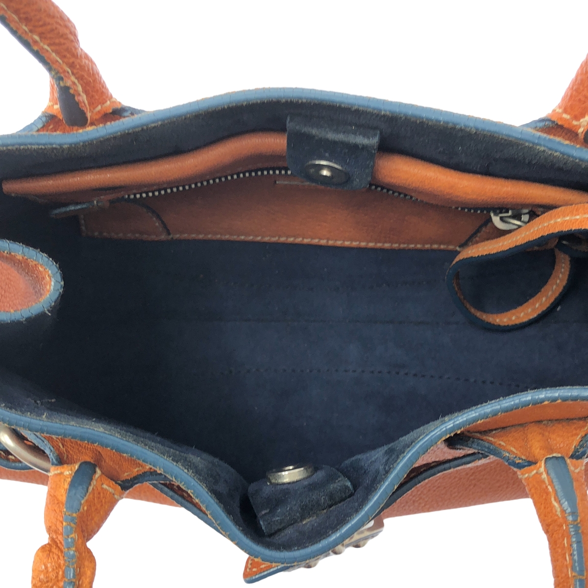 miu miu / ミュウミュウ ロゴチャーム レザー ハンドバッグ