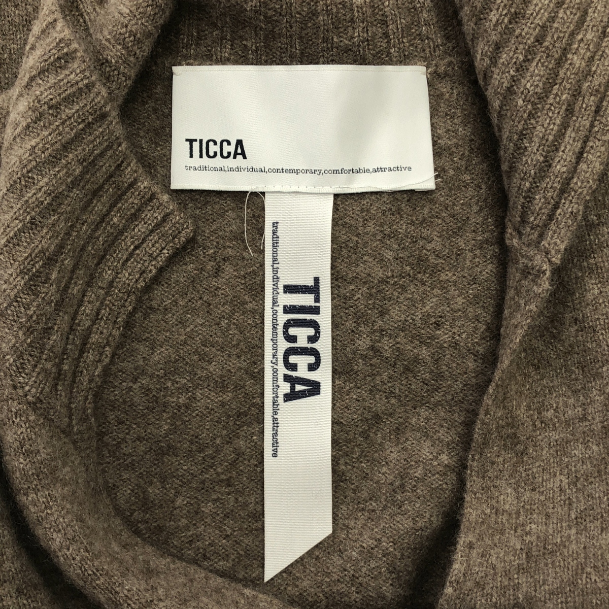 TICCA / ティッカ ヤク スキッパー プルオーバーニット