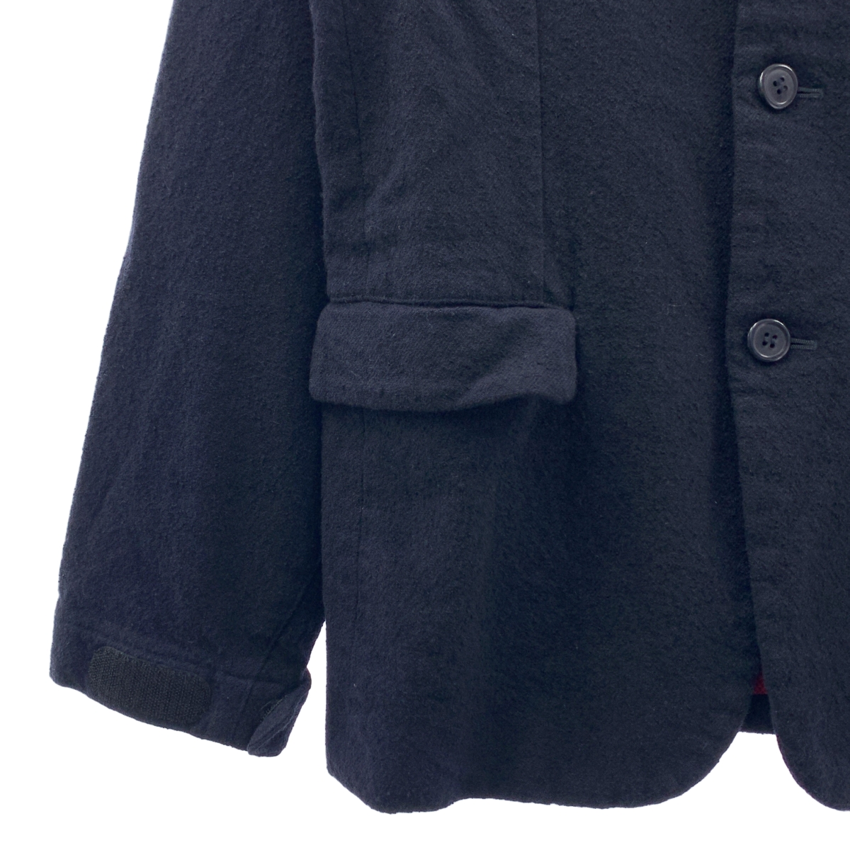 COMME des GARCONS COMME des GARCONS / コムコム バックベンチレーション ラウンドカラー ウールジャケット / 裏地メッシュ