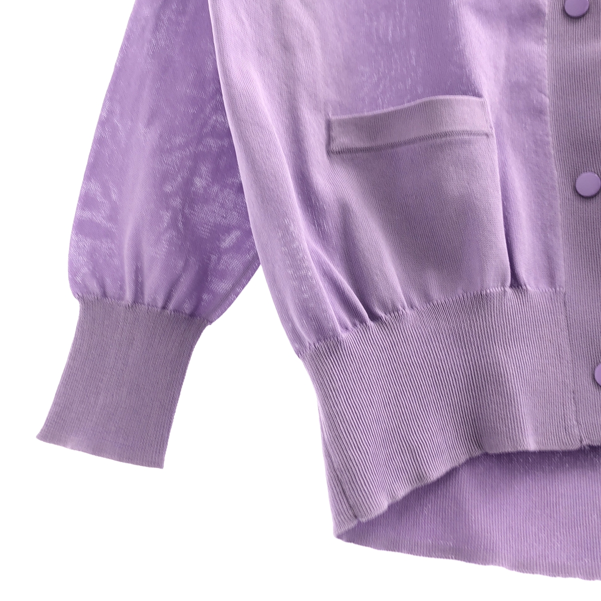 その他 ポリエステル オーバーシルエット ハイツイストニットブルゾン