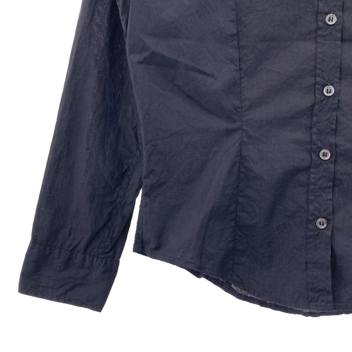 Paul Harnden / ポールハーデン cotton shirt / フリルカラー シャツ ブラウス