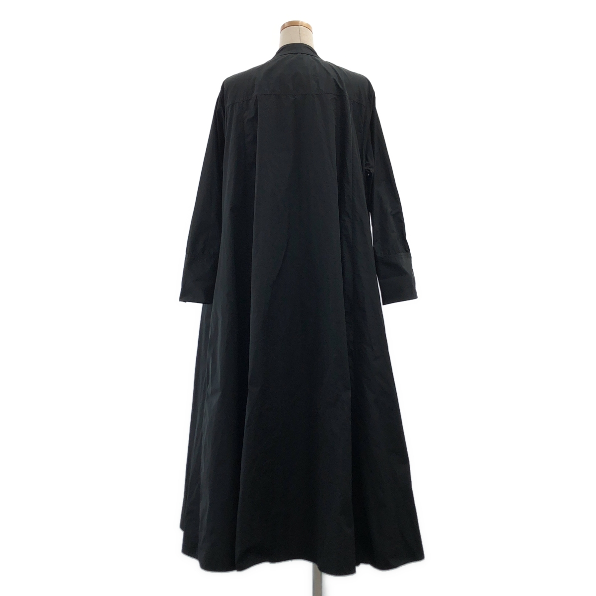 JIL SANDER / ジルサンダー プリーツ バンドカラー シャツ ワンピース