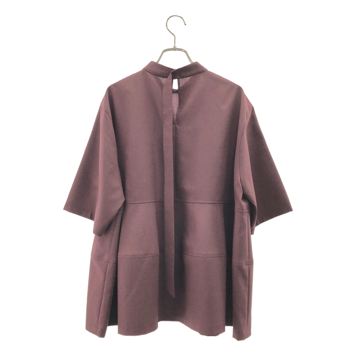 LE PHIL / ルフィル ドライウールハーフスリーブブラウス シャツ