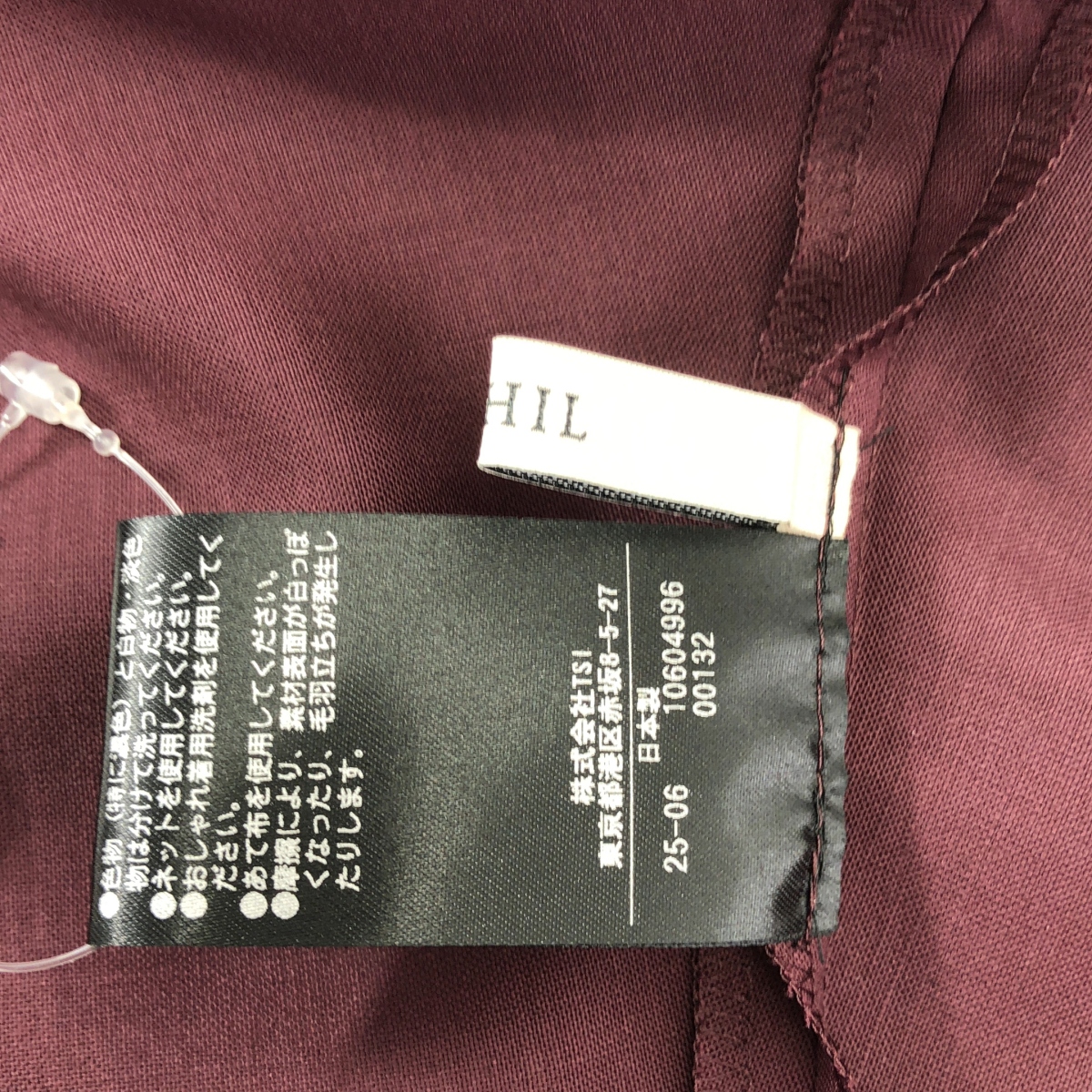 LE PHIL / ルフィル ドライウールハーフスリーブブラウス シャツ