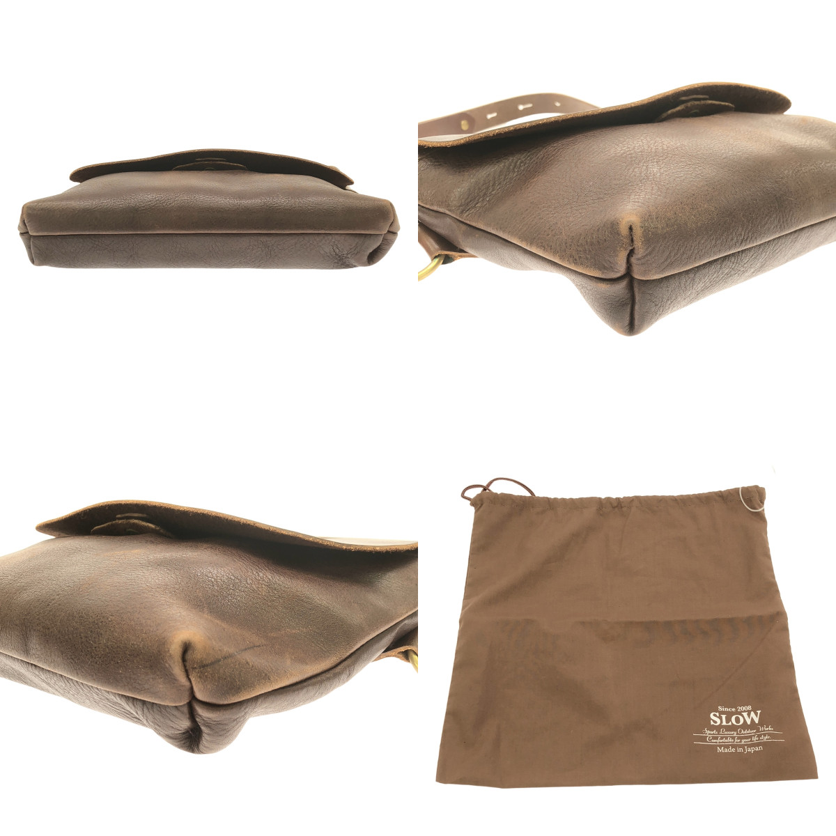 SLOW / スロウ flap waist bag フラップ ウエスト バッグ