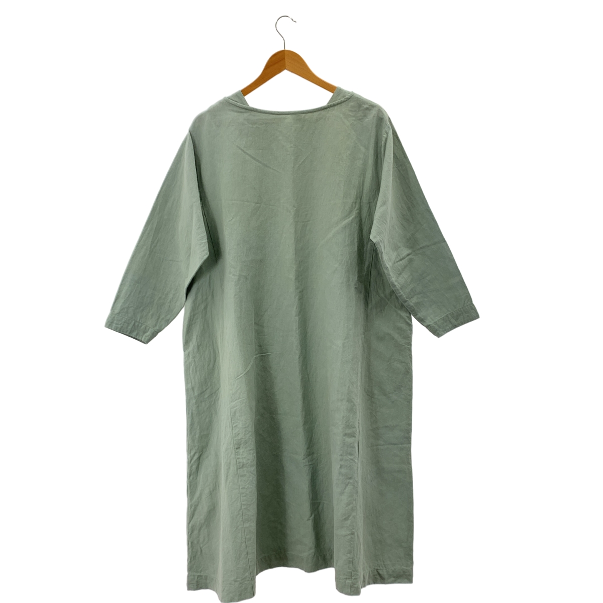 kagure / かぐれ コットンリネンボートネックワンピース