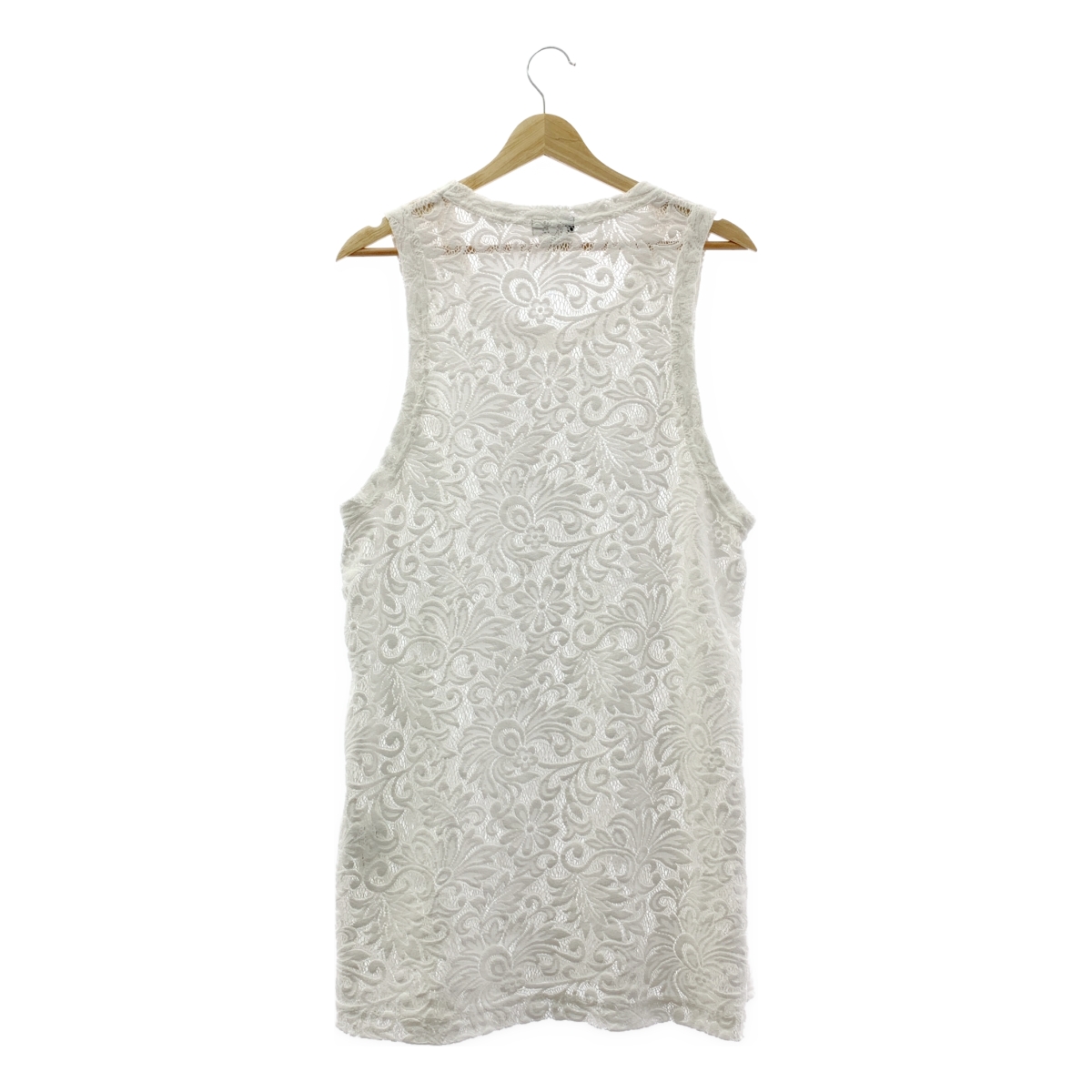 COMME des GARCONS HOMME PLUS / コムデギャルソンオムプリュス 製品洗い エステルラッセル レース タンクトップ