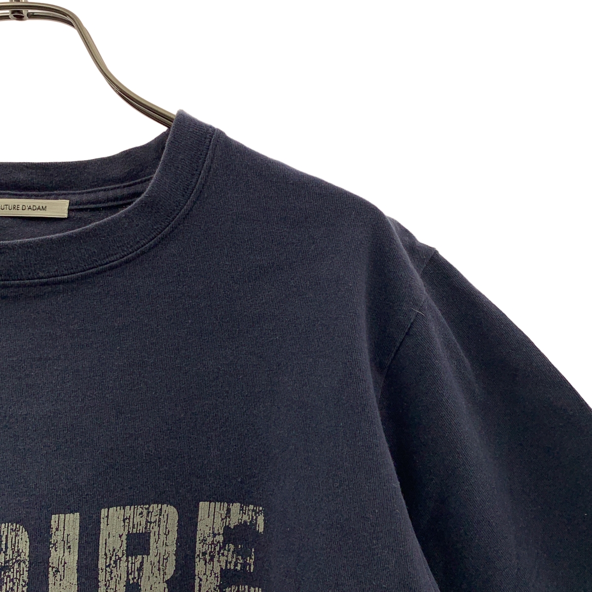 COUTURE D'ADAM / クチュールドアダム ダメージ加工 プリント Tシャツ カットソー
