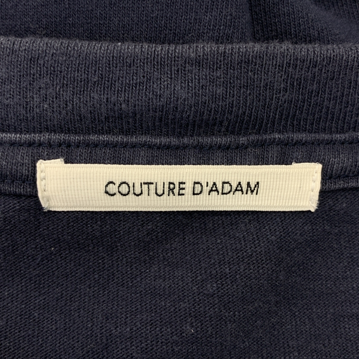 COUTURE D'ADAM / クチュールドアダム ダメージ加工 プリント Tシャツ カットソー
