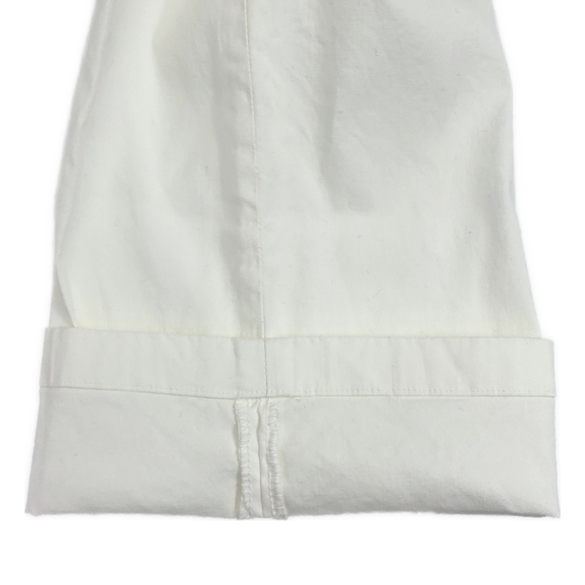 RED CARD / レッドカード Slogan ルーズ ストレート ホワイト デニムパンツ