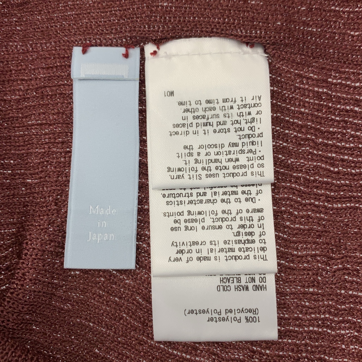 CFCL / シーエフシーエル RIB LUCENT GLITTER MOCKNECK TOP モックネック ニット