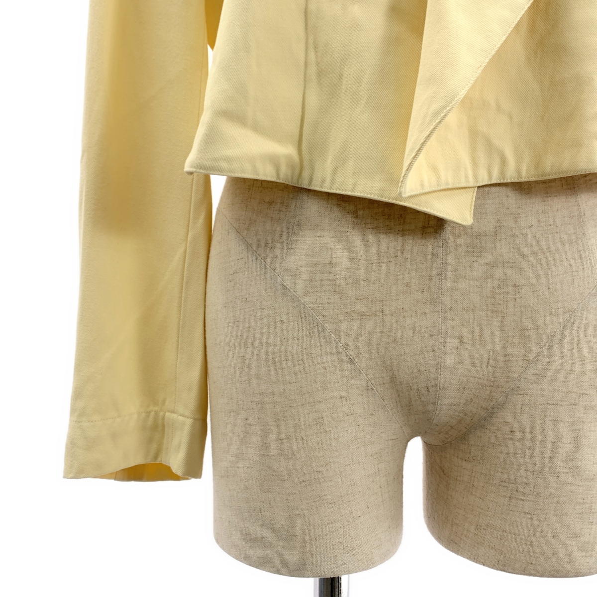 ALAIA / アライア レーヨン ボタンレス シングルジャケット