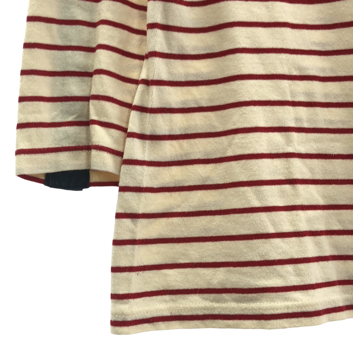 tricot COMME des GARCONS / トリココムデギャルソン 袖金ボタン ボートネック コットン ボーダー カットソー