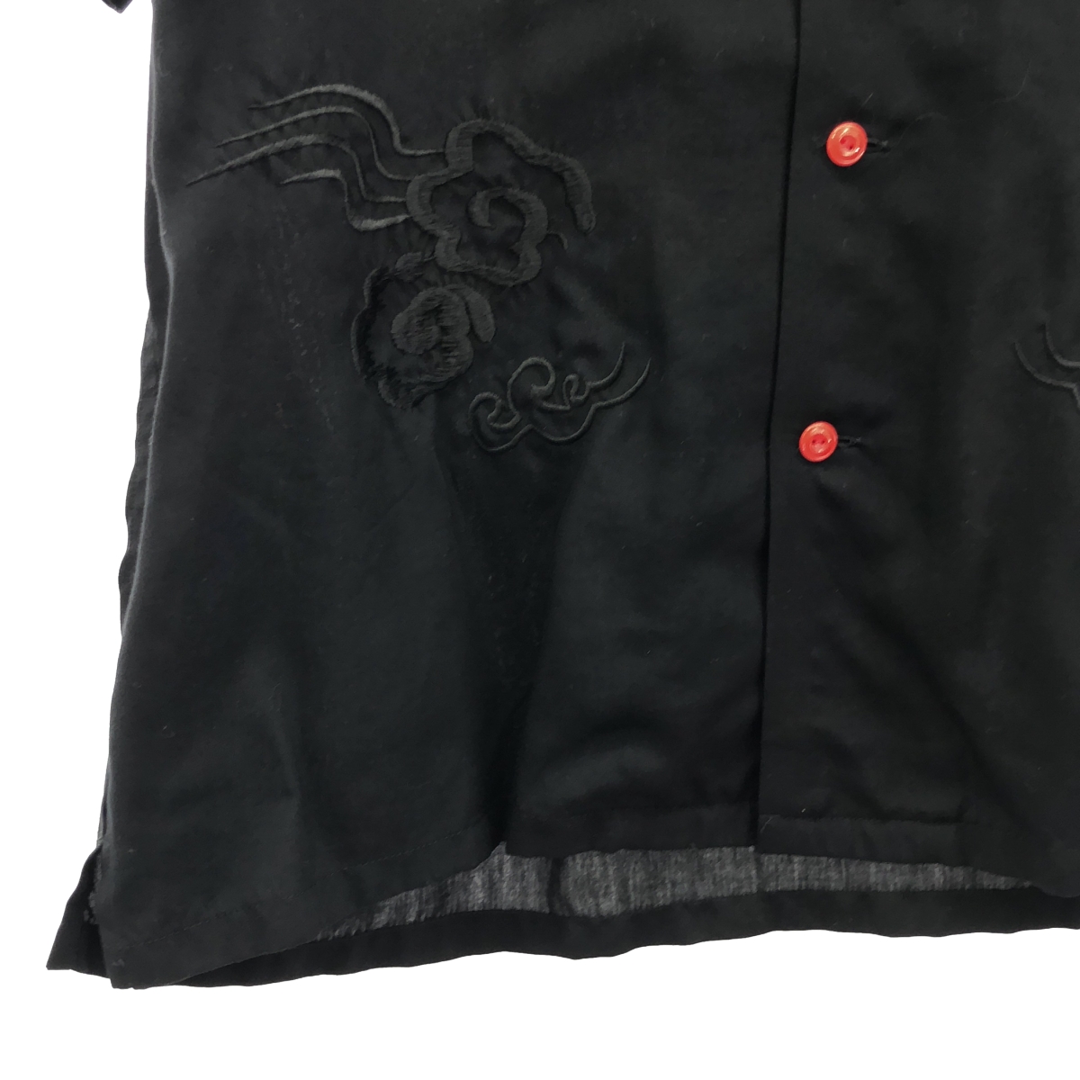 その他 刺しゅう オープンカラーシャツ