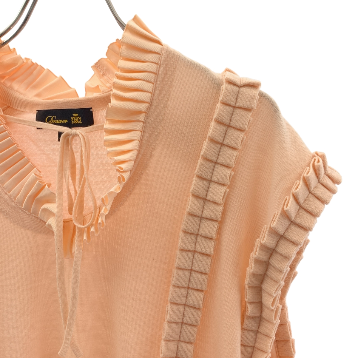 Drawer / ドゥロワー プリーツ ノースリーブ トップス