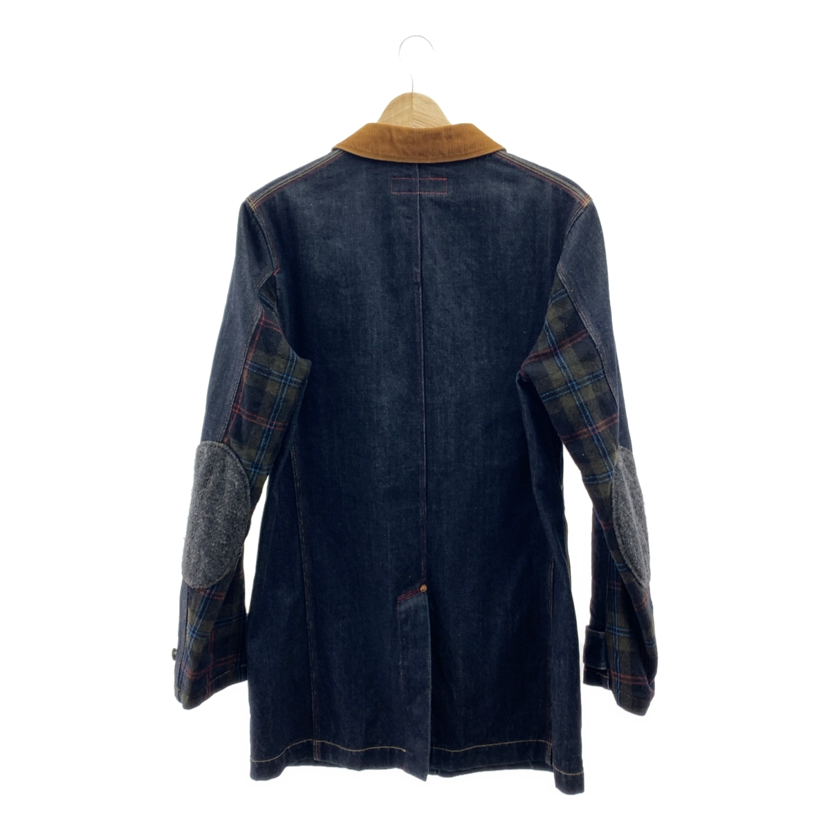 JUNYAWATANABE COMMEdesGARCONS MAN / ジュンヤワタナベマン × Levi's / リーバイス 異素材 切替 エルボーパッチ コーデュロイカラー デニム コート