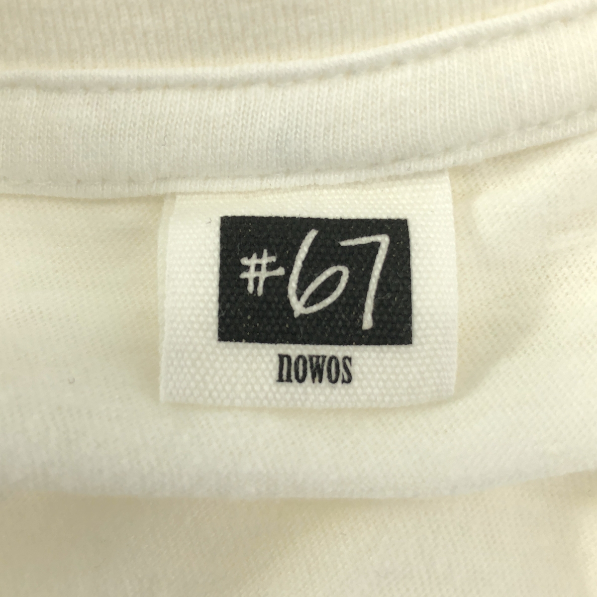 67 nowos / ロクシチノーウォス Cutsew コットン クルーネック カットソー