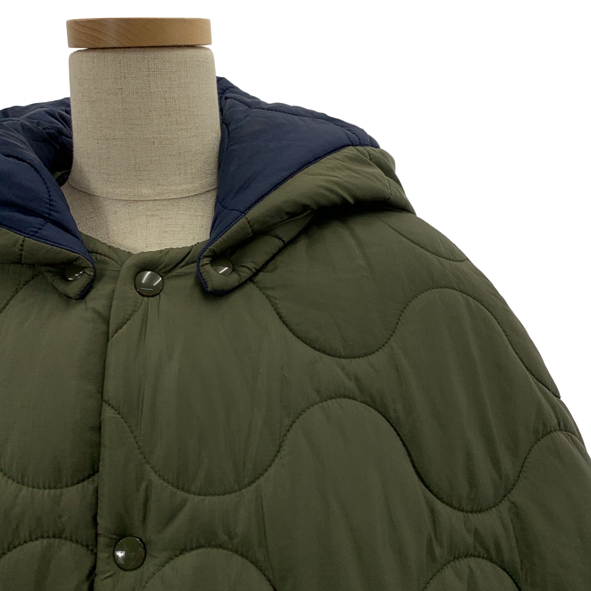 MADISON BLUE / マディソンブルー キルティング リバーシブル ダウン ポンチョ コート