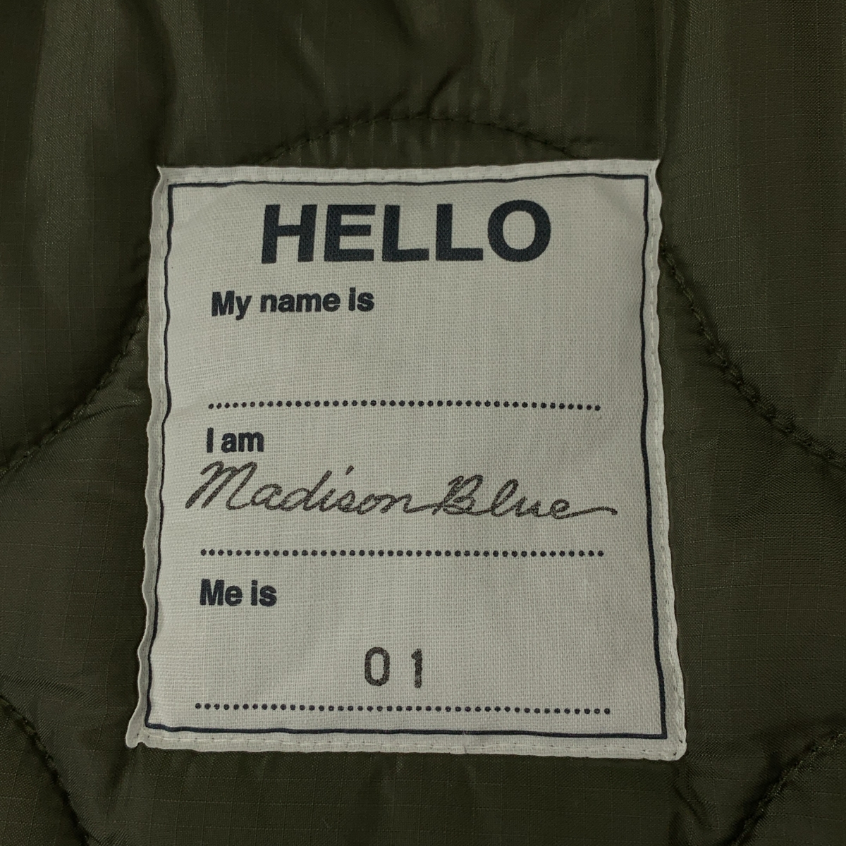 MADISON BLUE / マディソンブルー キルティング リバーシブル ダウン ポンチョ コート