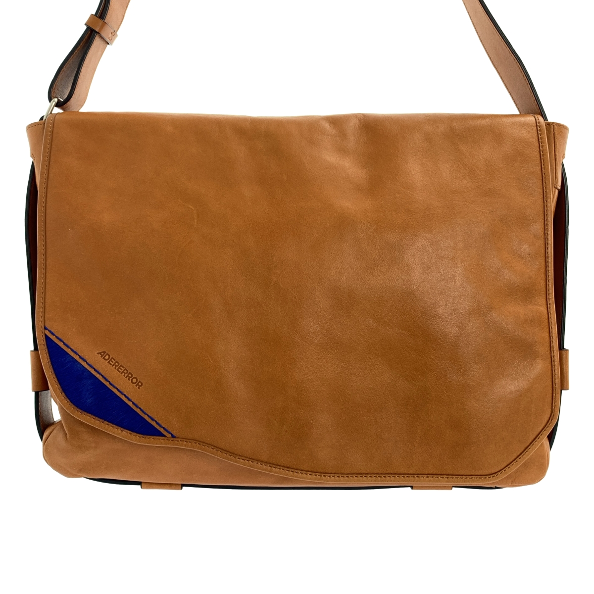 ADER ERROR / アーダーエラー レザー メッセンジャーバッグ