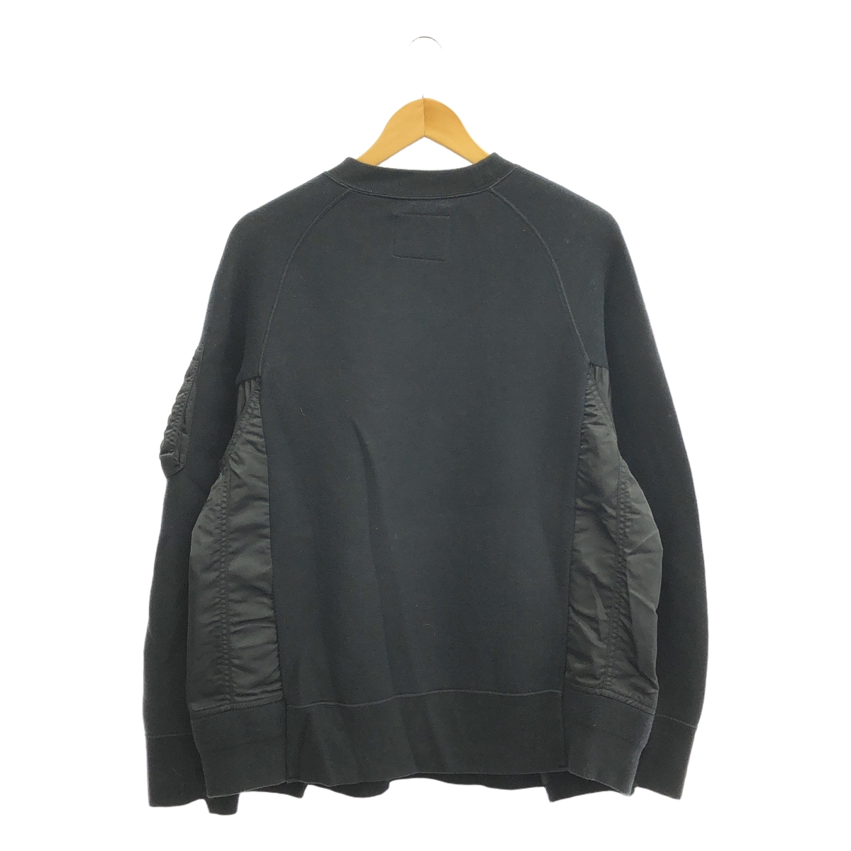 sacai / サカイ Sponge Sweat Pullover / 異素材 切替 ドッキング スポンジ スウェット