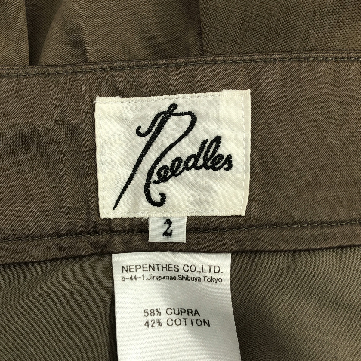 Needles / ニードルス キュプラ コットン ショーツ ショートパンツ