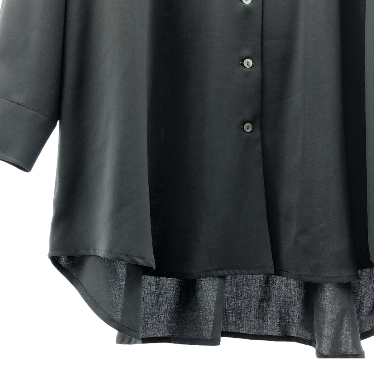 mizuiroind / ミズイロインド オープンカラー オーバー シャツ ブラウス