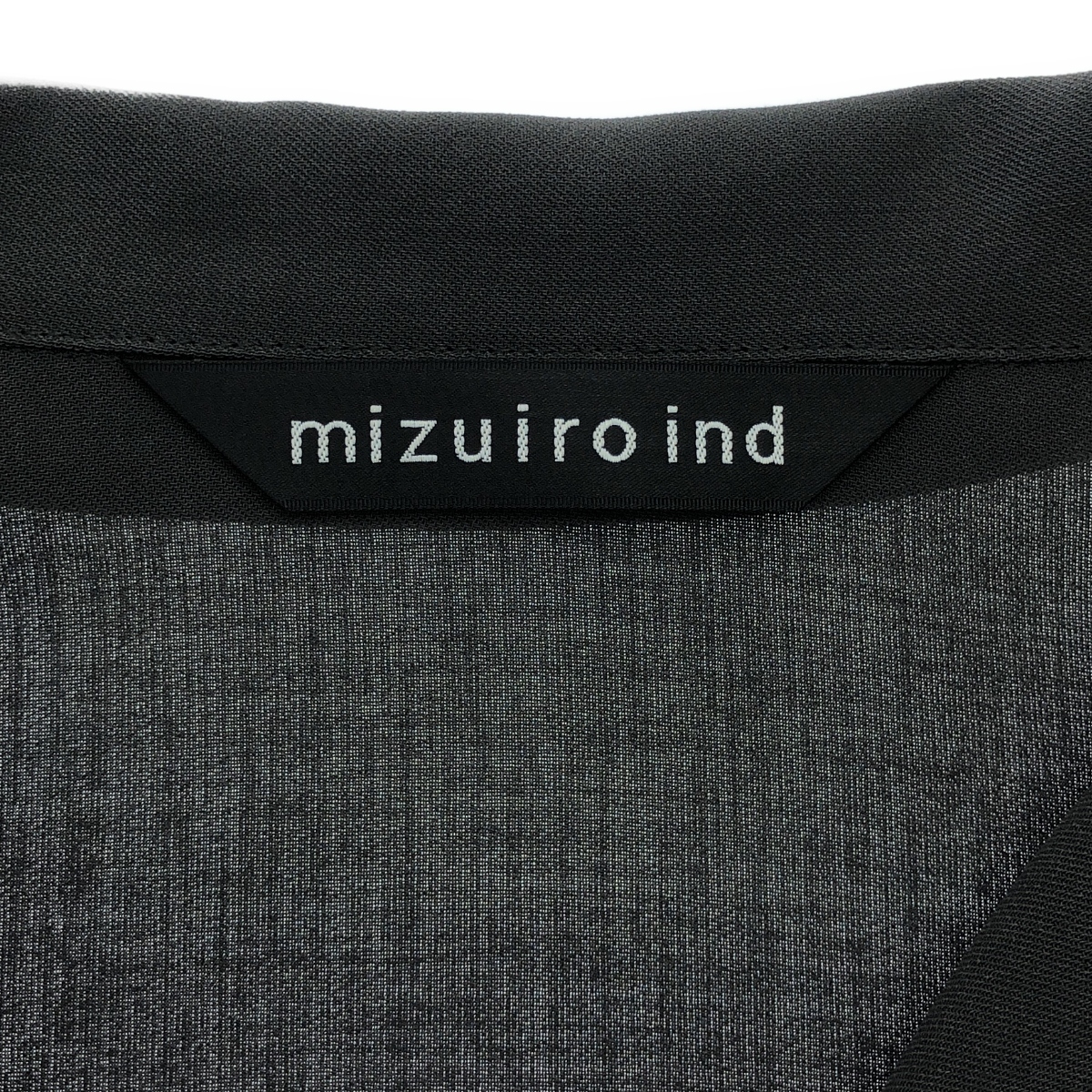 mizuiroind / ミズイロインド オープンカラー オーバー シャツ ブラウス