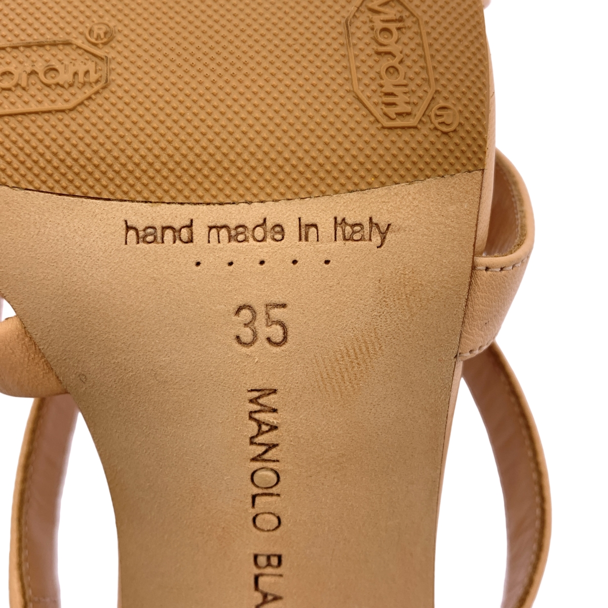 MANOLO BLAHNIK / マノロブラニク IRCANAMU SANDAL / レザー リボン装飾 ヒール サンダル パンプス