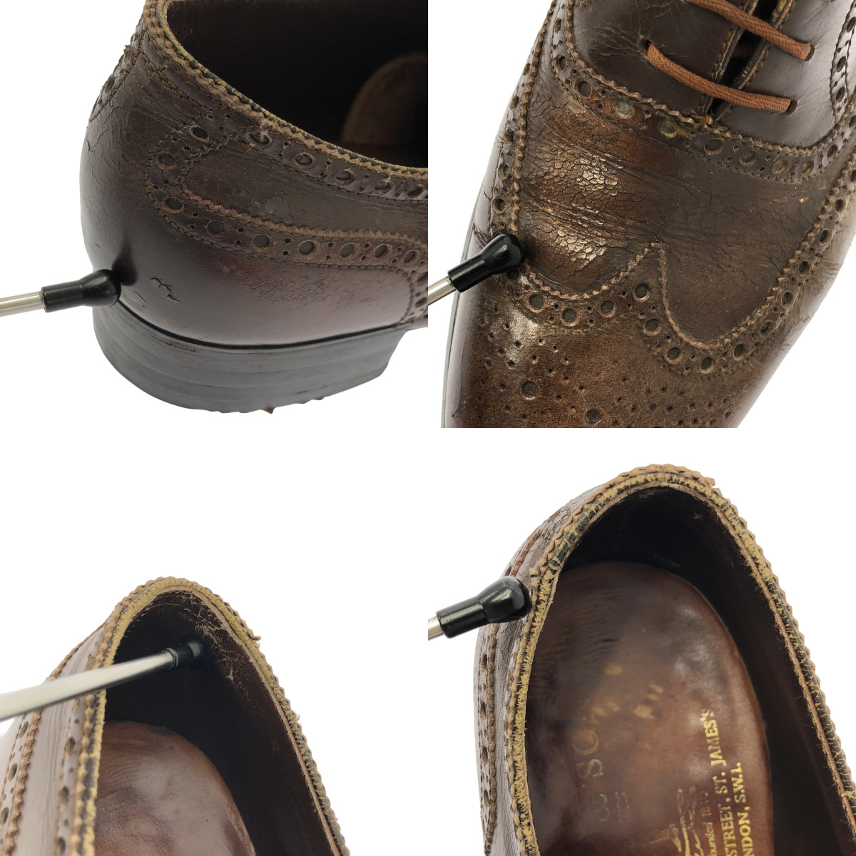 Foster & Sons / フォスターアンドサン ウィングチップ ドレスシューズ