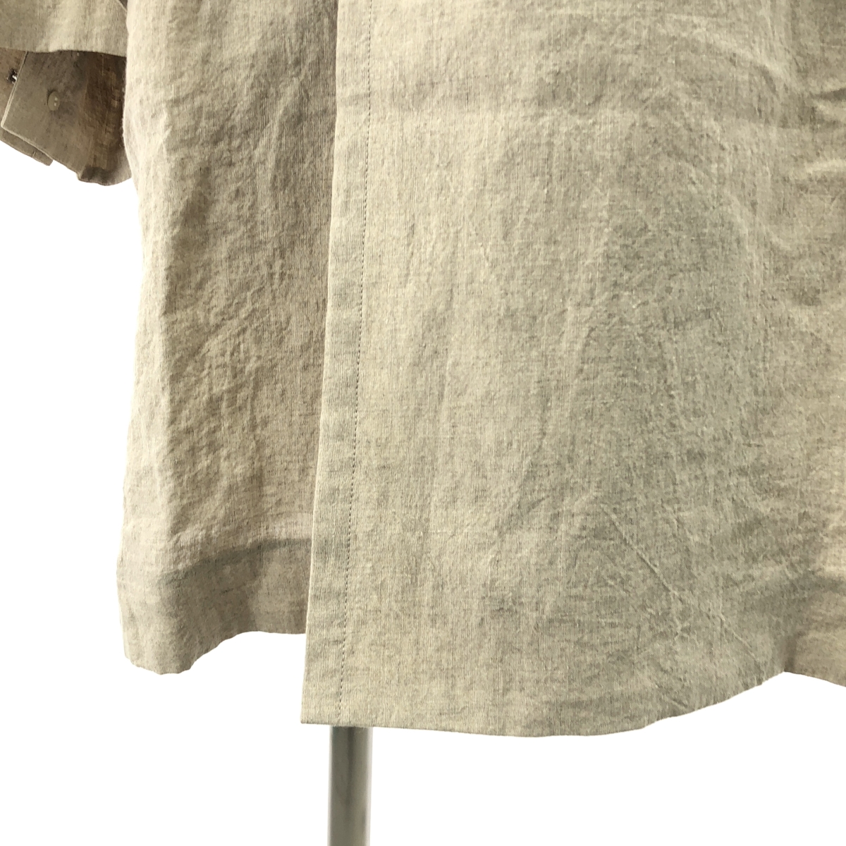 REGULATION Yohji Yamamoto / レギュレーションヨウジヤマモト リネン ジップ トレンチコート