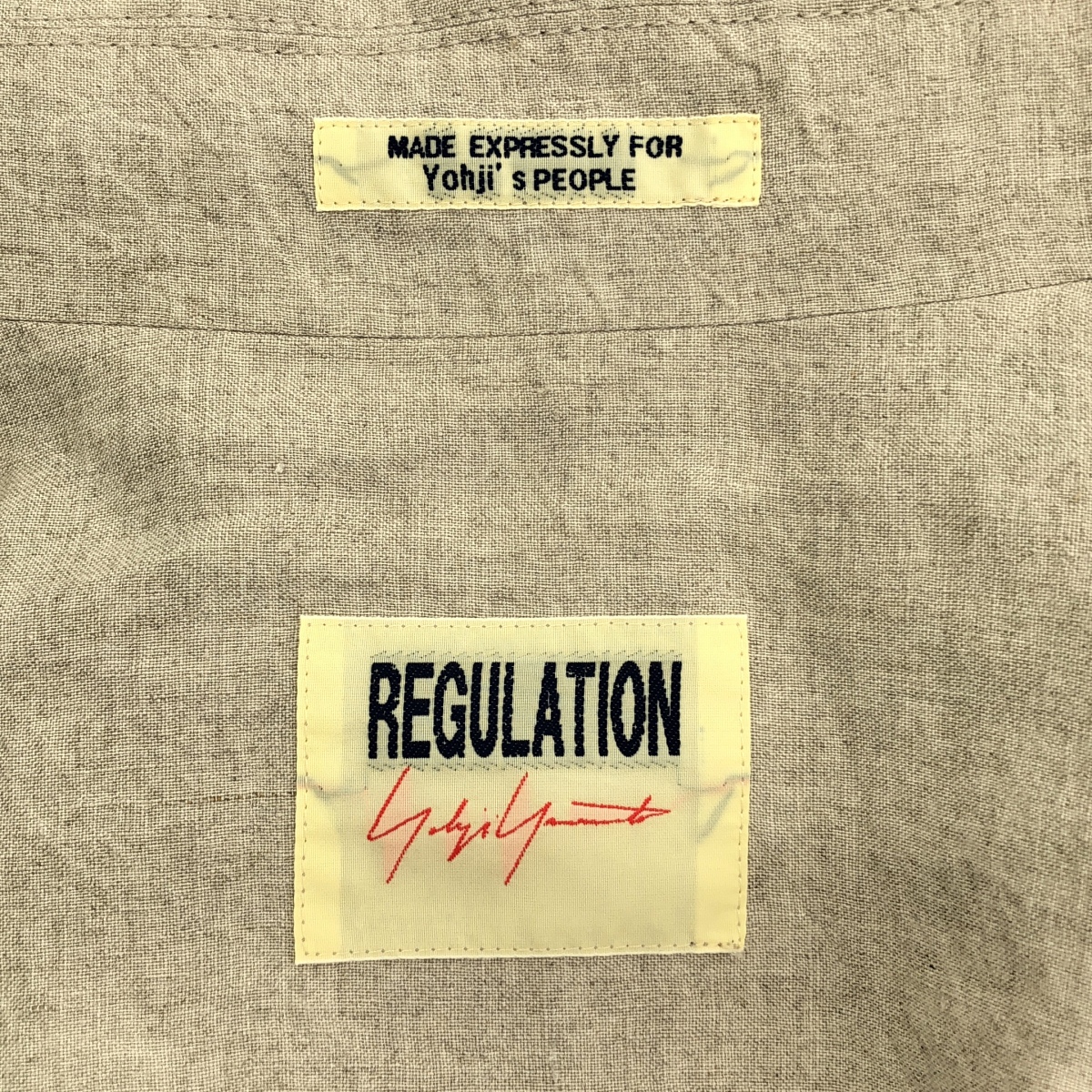 REGULATION Yohji Yamamoto / レギュレーションヨウジヤマモト リネン ジップ トレンチコート