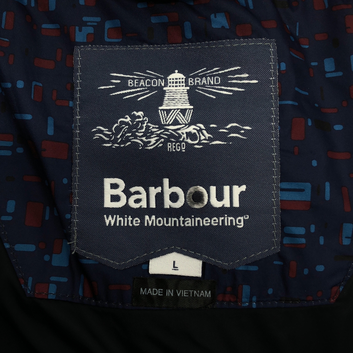 Barbour / バブアー ×White Mountaineering / FIBRE DOWN JACKET WAVE ダウンジャケット