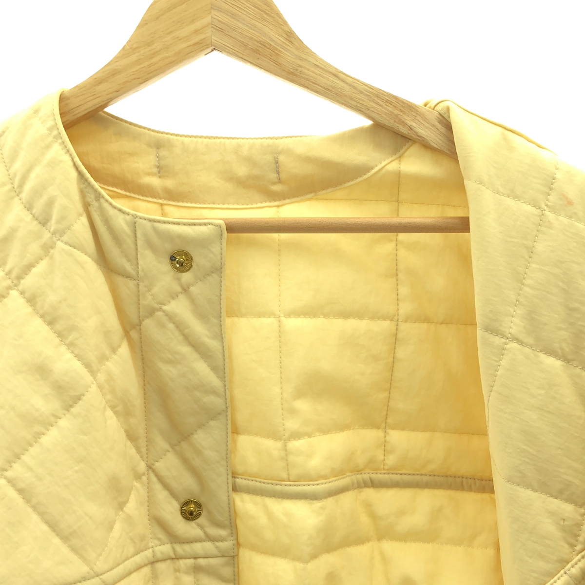 JUN MIKAMI / ジュンミカミ IRISH LINEN QUILTING SLEEPER COAT スリーパー コート