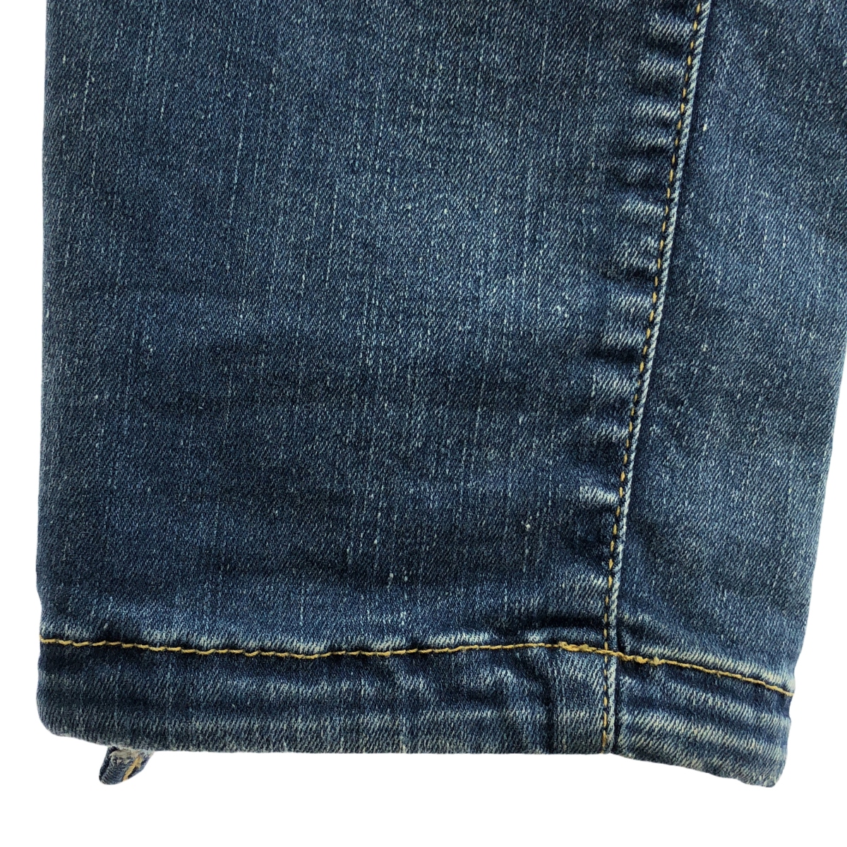 BEAMS / ビームス ×BIG JOHN / ビッグジョン ペイント ダメージ加工 ストレッチ デニムパンツ