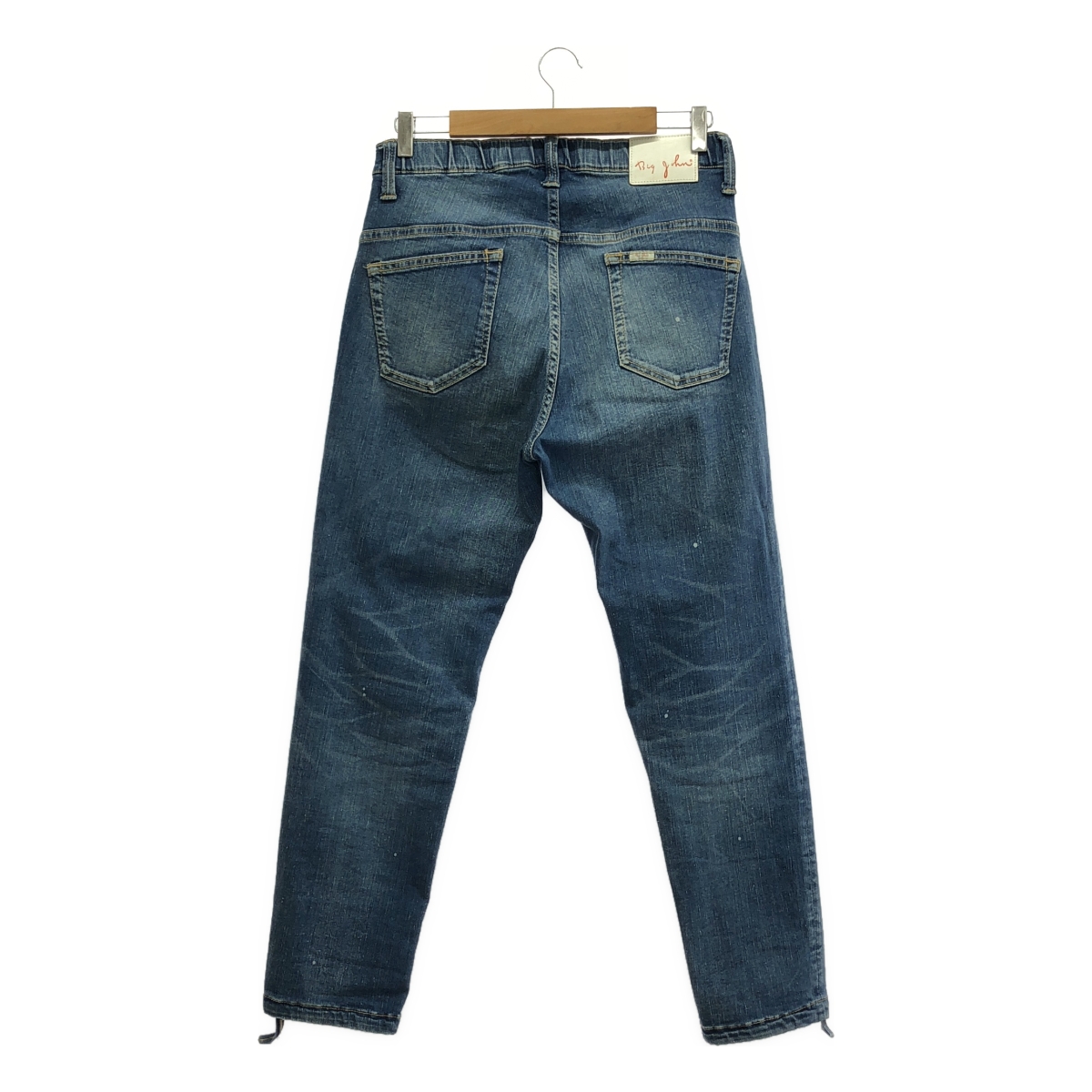 BEAMS / ビームス ×BIG JOHN / ビッグジョン ペイント ダメージ加工 ストレッチ デニムパンツ