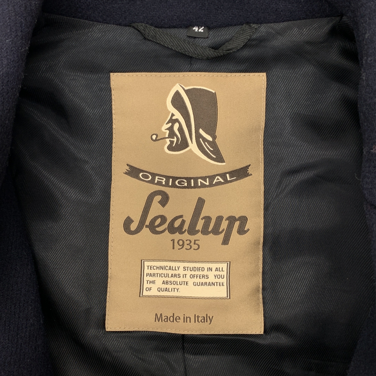 Sealup / シーラップ メルトンウール ピーコート