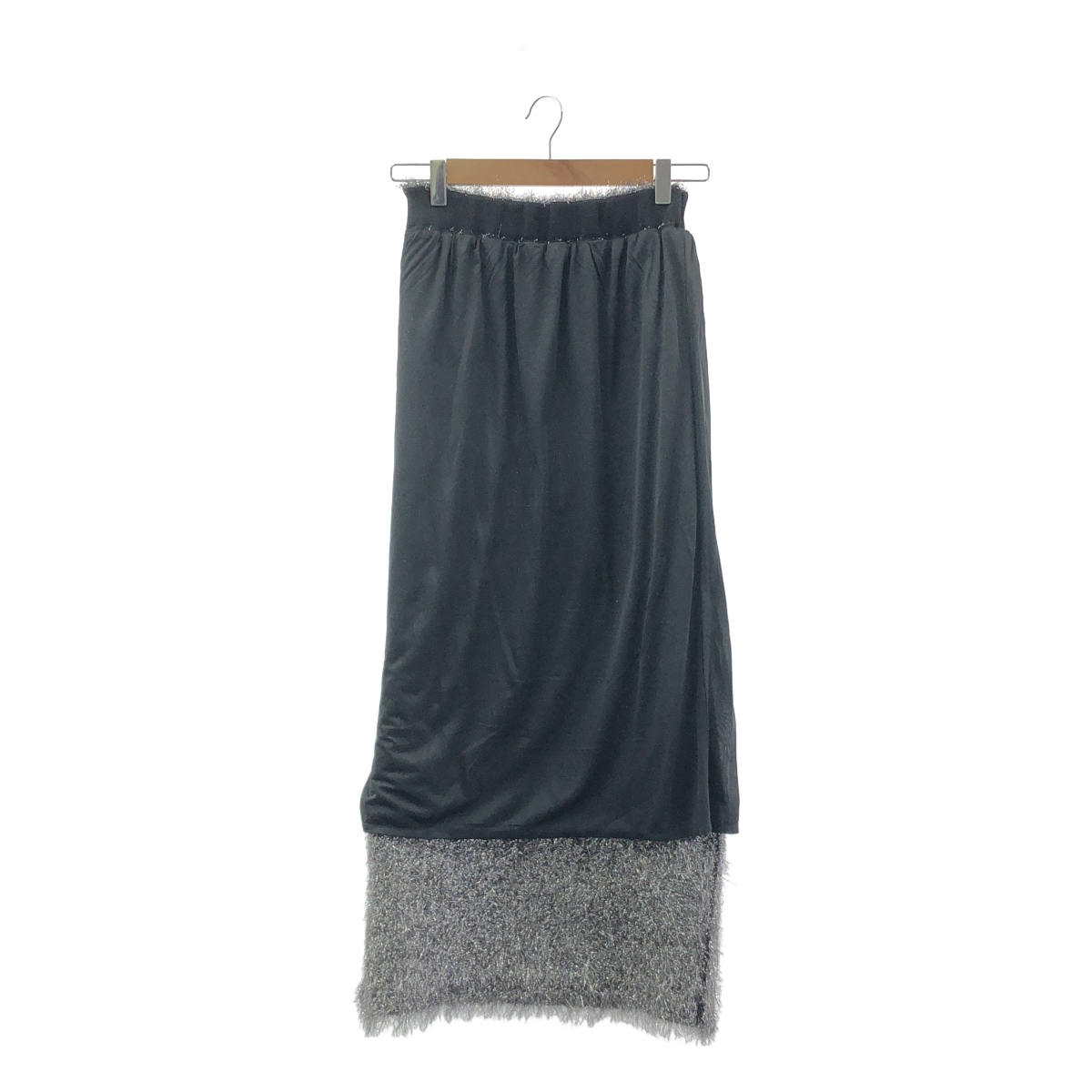 Framework / フレームワーク フェザーラメニットスカート / 裏地付き
