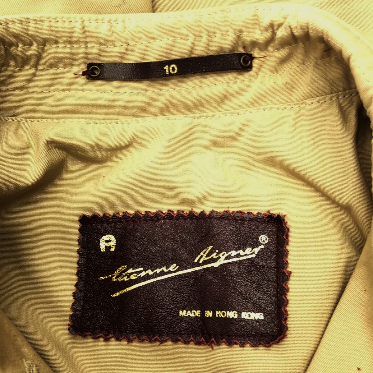 VINTAGE / ヴィンテージ古着 Aigner アイグナーフード付 ポンチョ コート