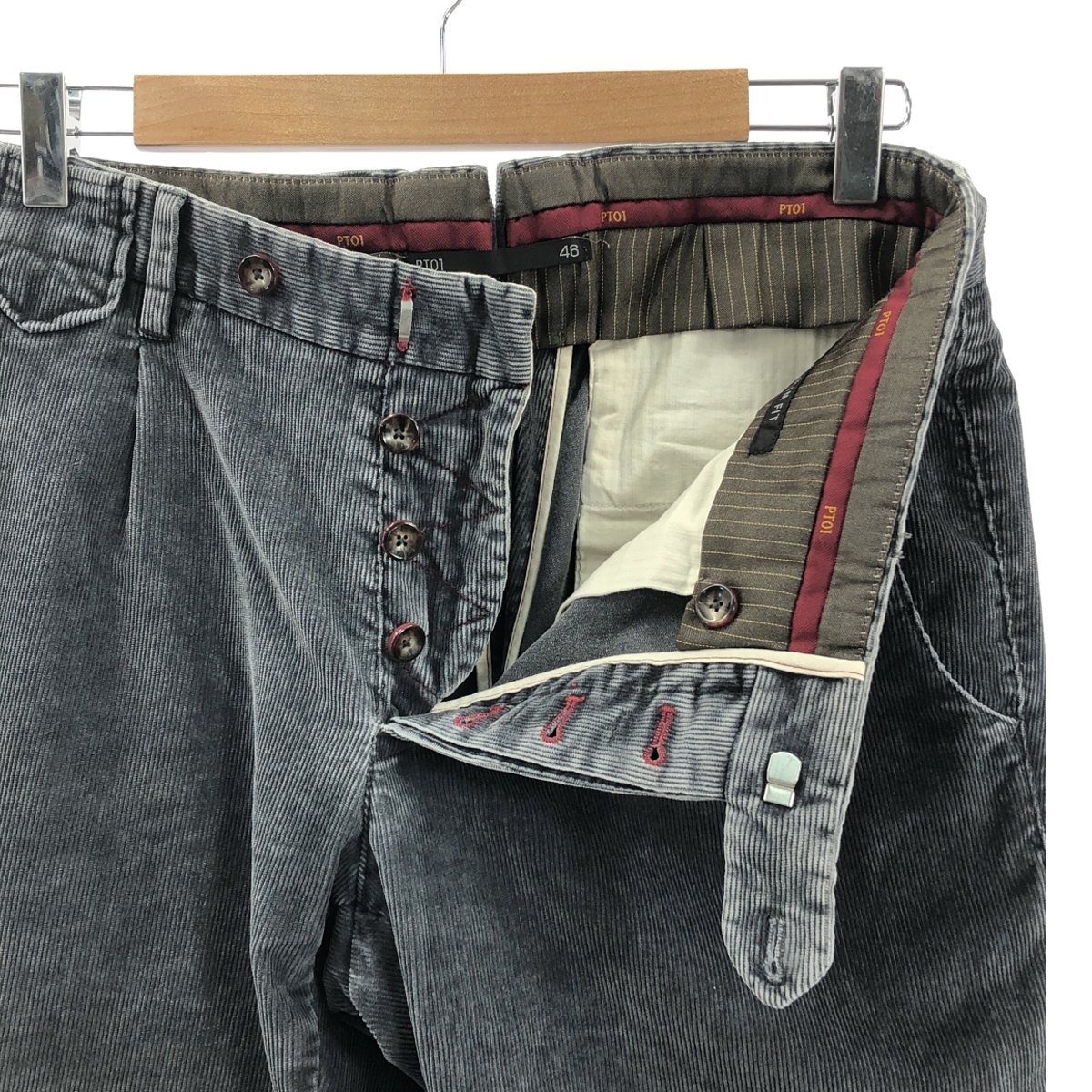 PT01 / ピーティーゼロウーノ SUPER SLIM FIT / STRETCH / コーデュロイ スラックス パンツ