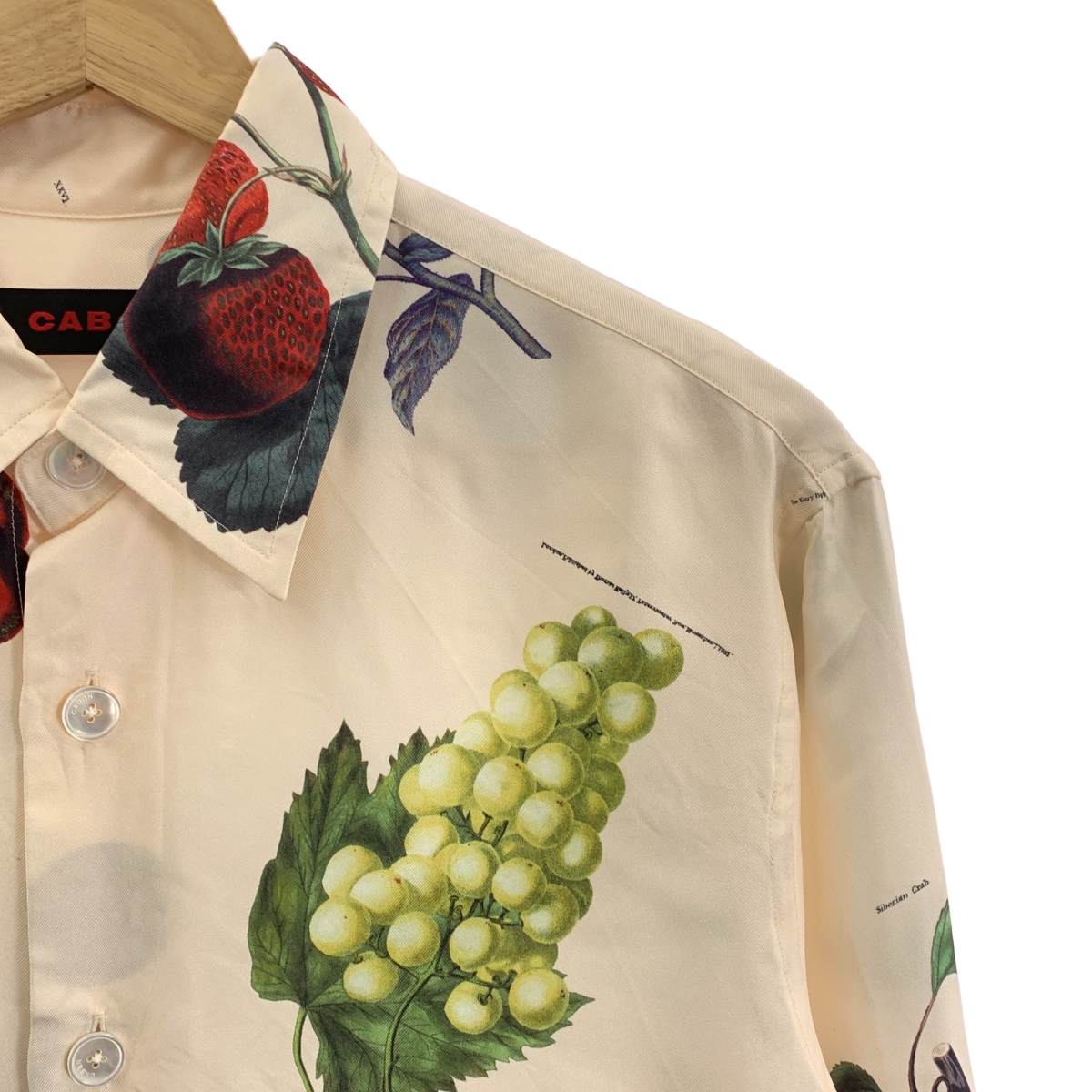 CABaN / キャバン シルクツイル HARVEST レギュラーカラーシャツ