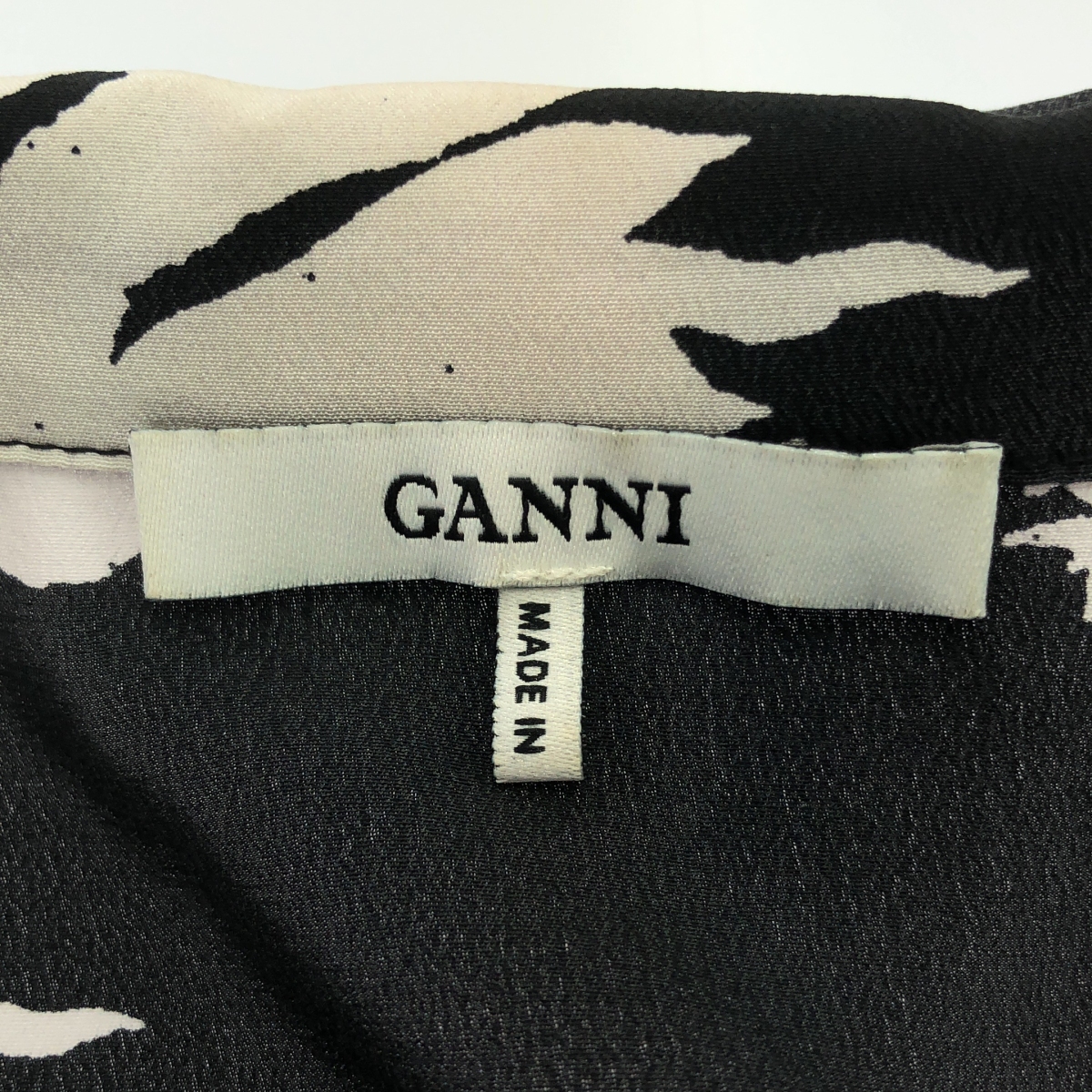 Ganni / ガニー シルク 柄 シャツ ブラウス